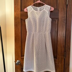 White Calvin Klein Lace Dress